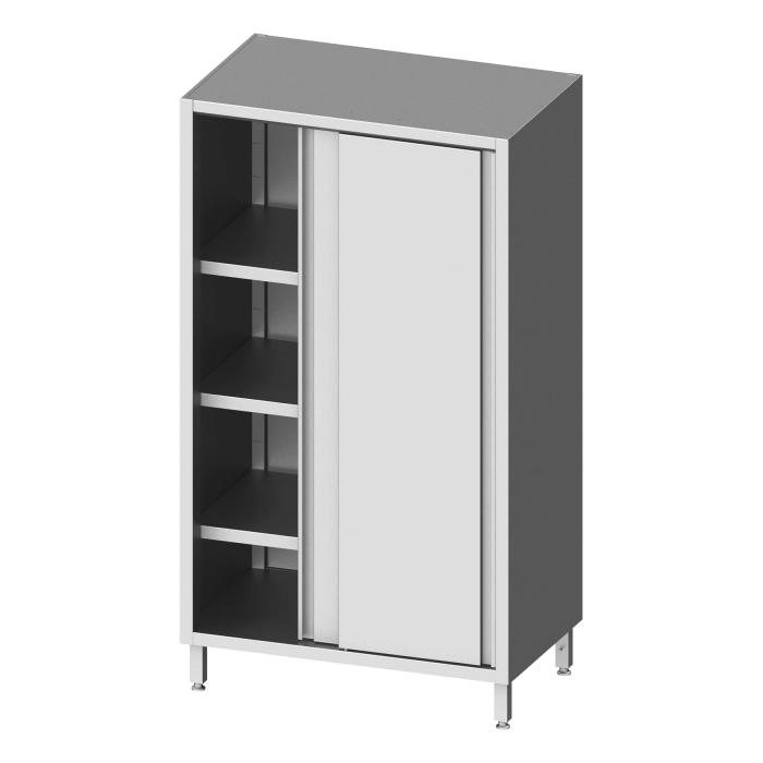 RVS Hoge Kast - 2 Schuifdeuren - 180 CM Hoog - G-Line RVS-M-00359 €1,465.00 RVS kasten