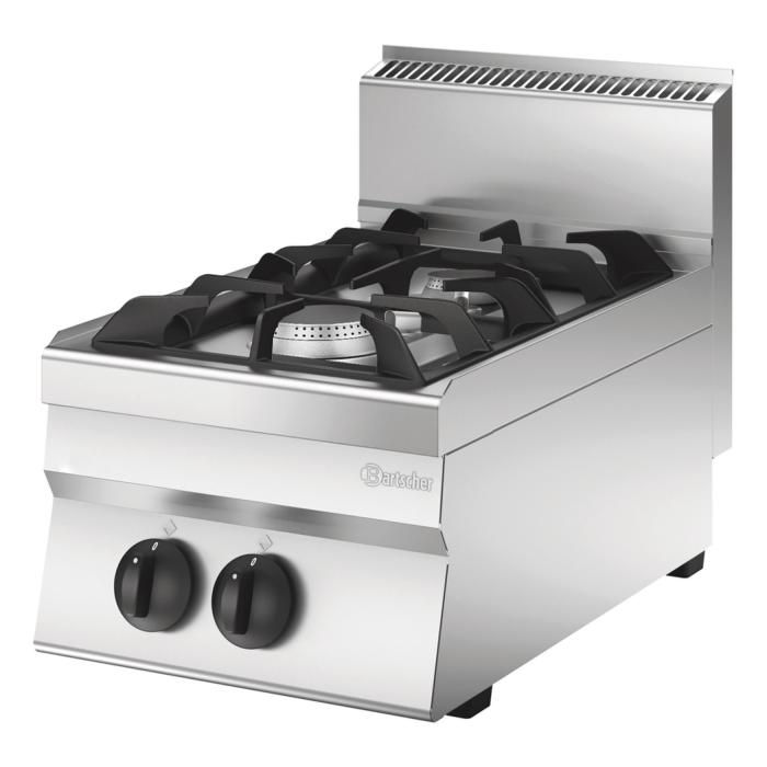 Gasfornuis 650 - TA - 2 Pitten - Bartscher B1151123 €1,018.30 Cuisinière électrique avec four