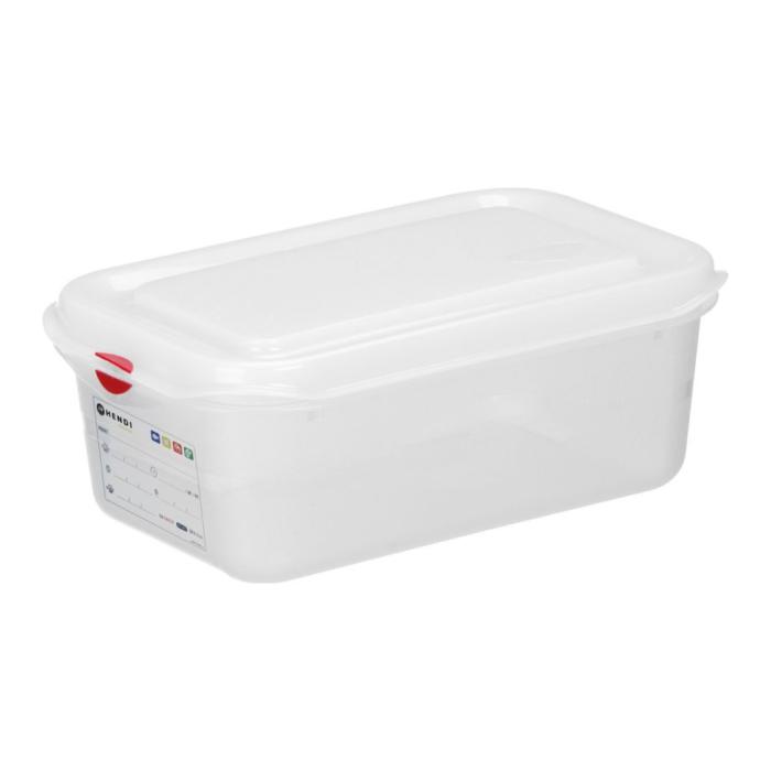 Boîte de stockage - 1/4 GN - 100 MM - Polypropylène - Hendi H873199 €7.90 Boîtes de rangement GN