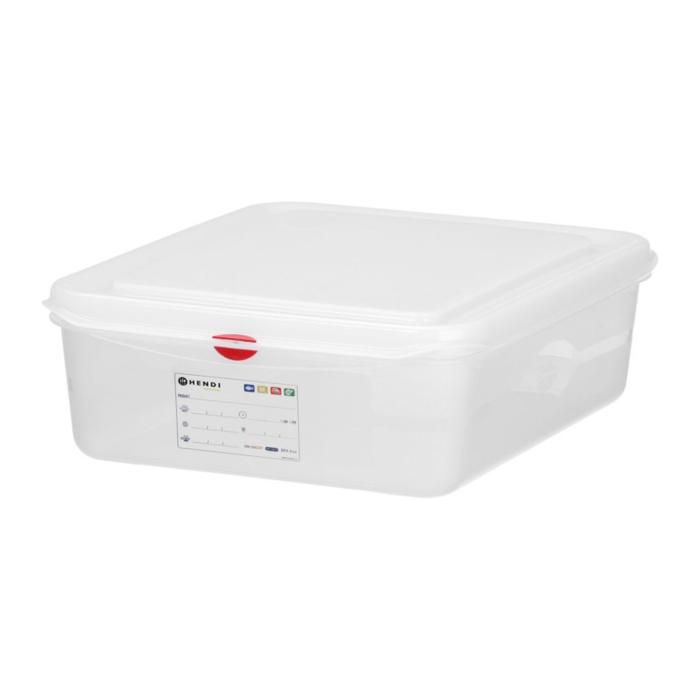 Boîte de stockage - 1/2 GN - 100 MM - Polypropylène - Hendi H873267 €12.15 Boîtes de rangement GN