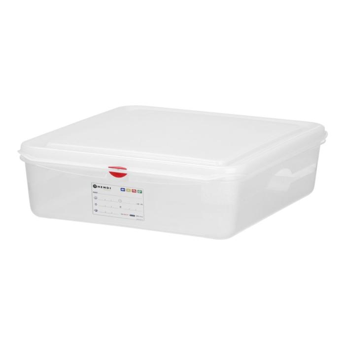 Boîte de stockage - 1/1 GN - 65 MM - Polypropylène - Hendi H873335 €19.95 Boîtes de rangement GN