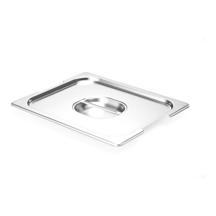 Couvercle gastronorme - 1/2 GN - Encoche pour cuillère - acier inoxydable - Hendi H804223 €15.25 Couvercles GN évidement de la cuillère