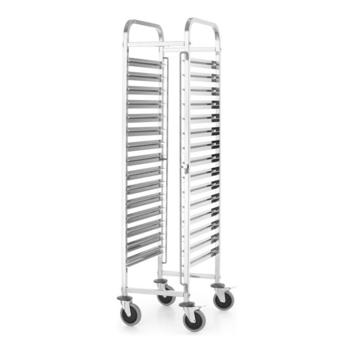 Chariot à crémaillère - 15x 1/1 GN - acier inoxydable - Ligne de cuisine - Hendi H813270 €159.50 Chariots régaliens