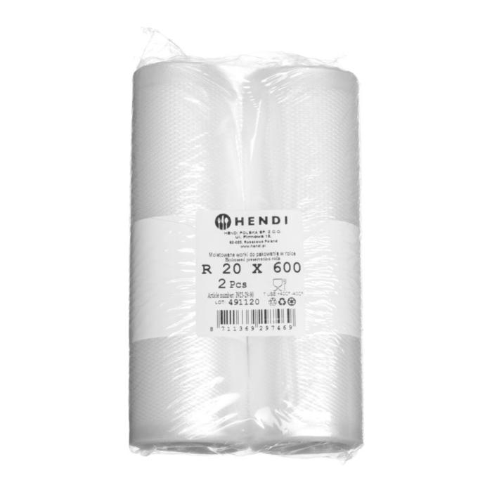 Sacs d'emballage sous vide - Avec relief - PA PET - 60 x 20 CM - Hendi H297469 €6.75 Sacs sous vide