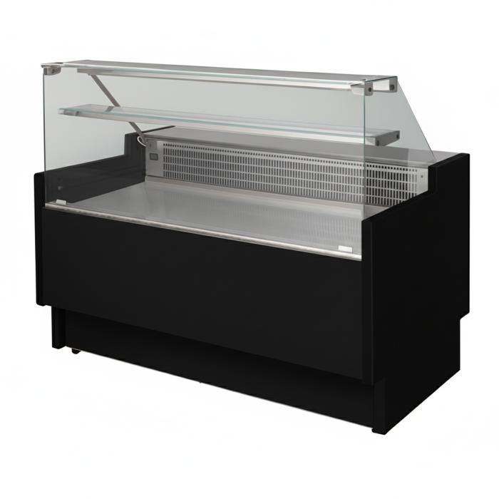 Vitrine réfrigérée Vigo - Diamant droit - L 250 CM - 230V - Noir - Tecnodom VIGO90N250VVD9005 €2,699.00 Vitrine réfrigérée