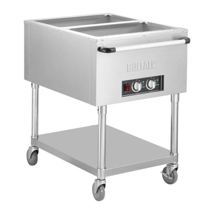 Buffalo - Chariot bain-marie mobile 2x 1/1GN JB983 €835.98 Sur chariot