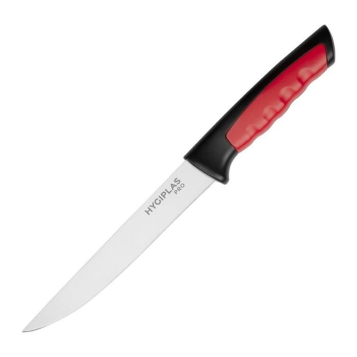 Couteau à désosser Hygiplas Pro - 15 cm - Rouge JD221 €4.99 Couteaux