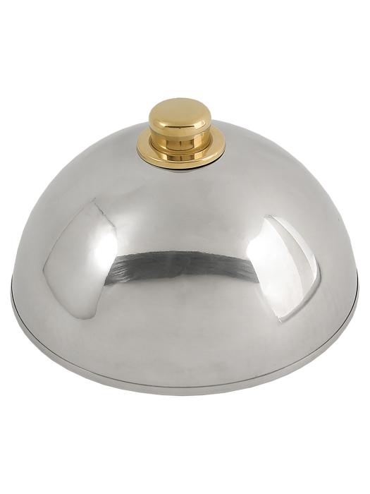 Cloche - Bouton doré - Acier inoxydable - Ø 25 x H 11 cm - G-Line 77355 €15.95 Cloches
