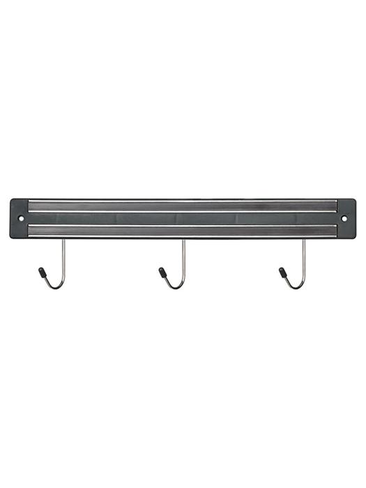 Aimant pour couteaux - 3 crochets - Noir - Polypropylène - L 33 cm - G-Line 77195 €8.75 Aimants pour couteaux