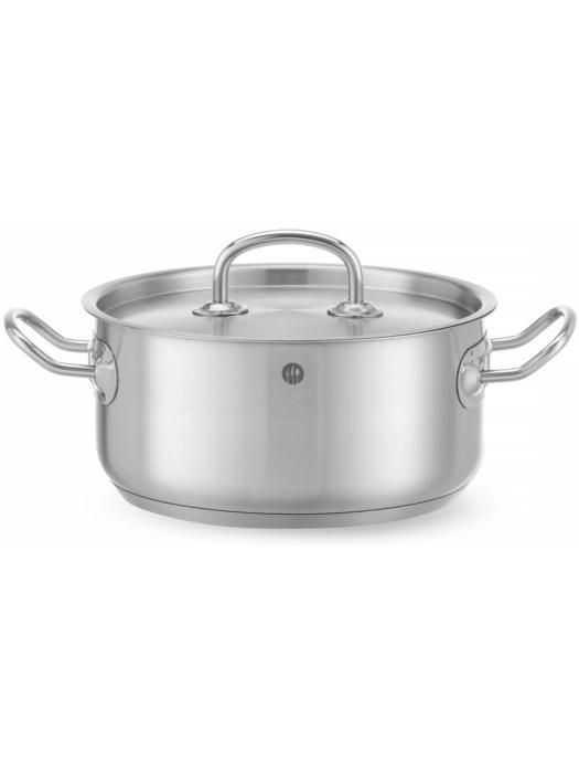 Kookpan - Laag - Deksel - Ø20 cm - 3 liter - Hendi - Kitchen Line - 836019 836019 €23.80 Kookpan