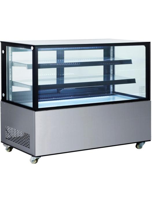 Koelvitrine met 2 schappen - RVS - H 121 X 67.5 X 151.5 CM - Hendi - 233375 233375 €2,197.65 Koelvitrine