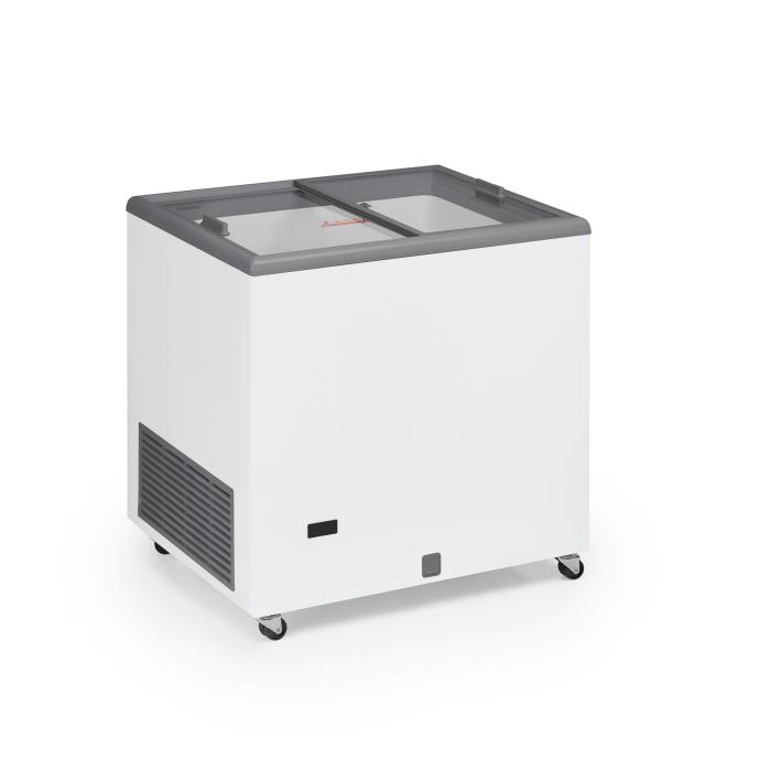 Glacière - Couvercle coulissant en verre - 200 litres - Blanche - 230 V - G-Line GL-160220 €449.00 Conservateur de glace