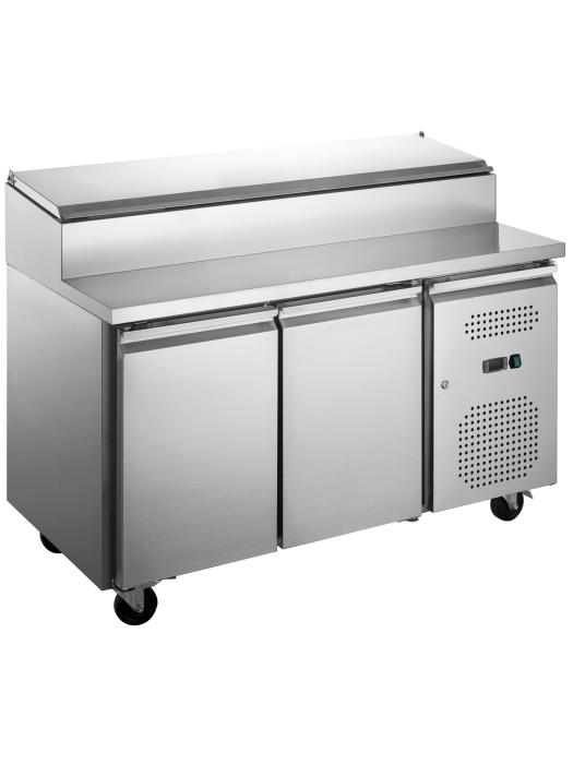Réfrigérateur - 7x 1/3 GN - 2 portes - dessus fixe - 390 litres - inox - 230V - G-Line 81180 €1,199.00 Saladette