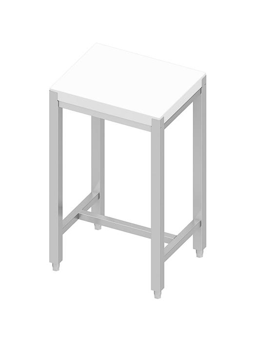Planche à découper - Structure en acier inoxydable - Polyéthylène - H 86 x L 50 x P 40 CM - G-Line 77827 €357.95 Bloc à hacher