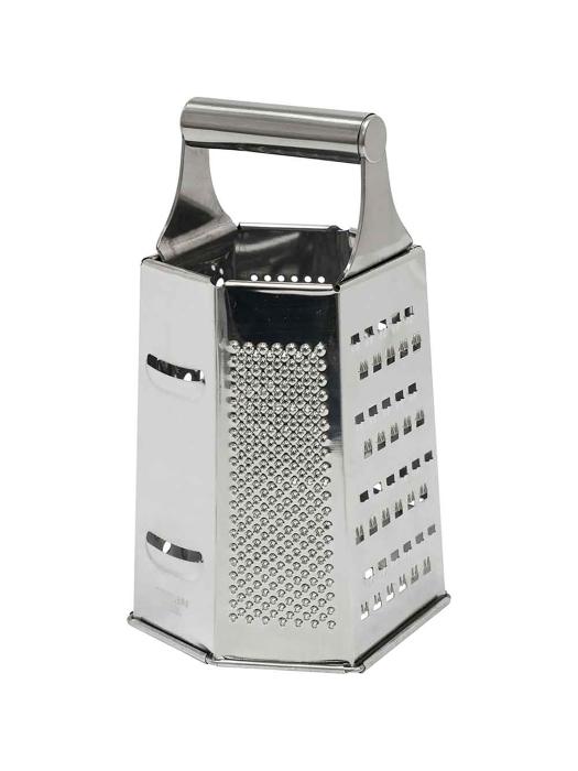 Râpe - 6 faces - inox - H 19 CM - G-Line 77031 €4.95 Râper/presser/couper