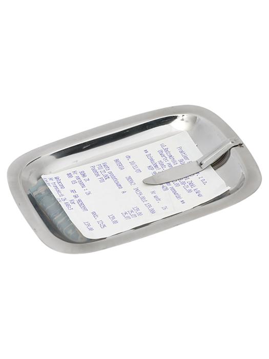 Plateau à billets avec clip - Acier inoxydable - G-Line 76909 €3.29 Accessoires de table