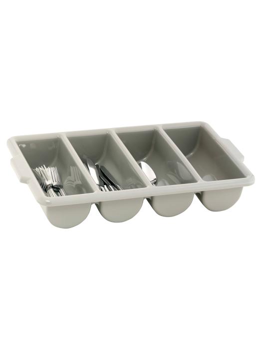 Range-couverts - 4 compartiments - Gris - Plastique - G-Line 76357 €4.19 Unités de distribution de couverts