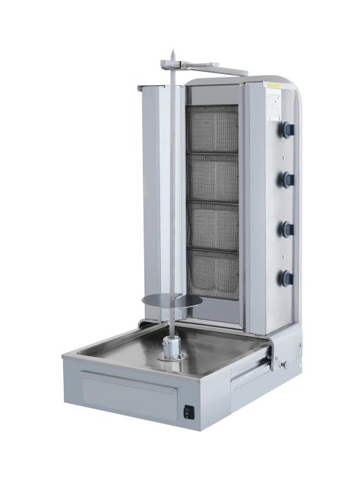 Doner Kebab Grill Gas - 4 brûleurs - inox - 230V - G-Line 49231 €639.00 Gril à döner à gaz