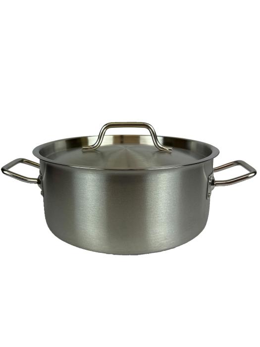 Casserole en acier inoxydable - Peu profonde - 40 x 25 cm (H) - 31,4 litres - G-Line HW-139526 €99.00 Poêle de cuisson