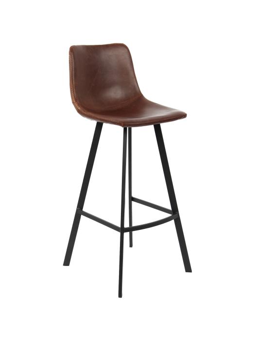 Tabouret de bar Nicolas - Cognac - Similicuir - G-Line 71387 €79.95 Tabourets de bar