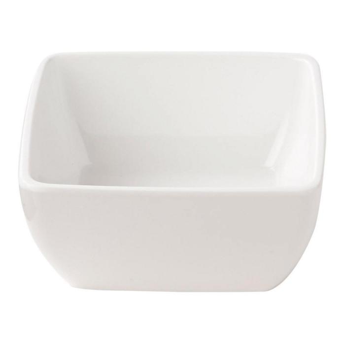 Assiette creuse - Carré - Blanc - Mélamine - L 12,5 x P 12,5 CM - G-Line GL-15856 €4.49 Bols à soupe