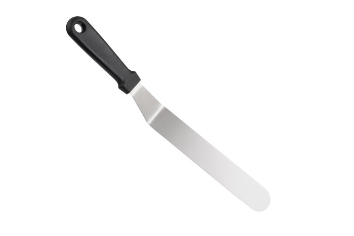 Spatule - Largeur 25 cm - Courbe - Acier inoxydable - Noire - G-Line GL-168538 €6.99 Couteaux