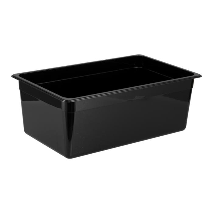Bac gastronorme - Polycarbonate - 1/1 GN - 200 MM Profondeur - Noir - G-Line GL-139422 €20.99 Bacs GN noirs