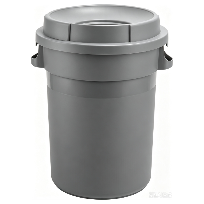 Conteneur à déchets - 80 litres - Gris - Couvercle avec ouverture - G-Line GL-171277 €64.95 Poubelles