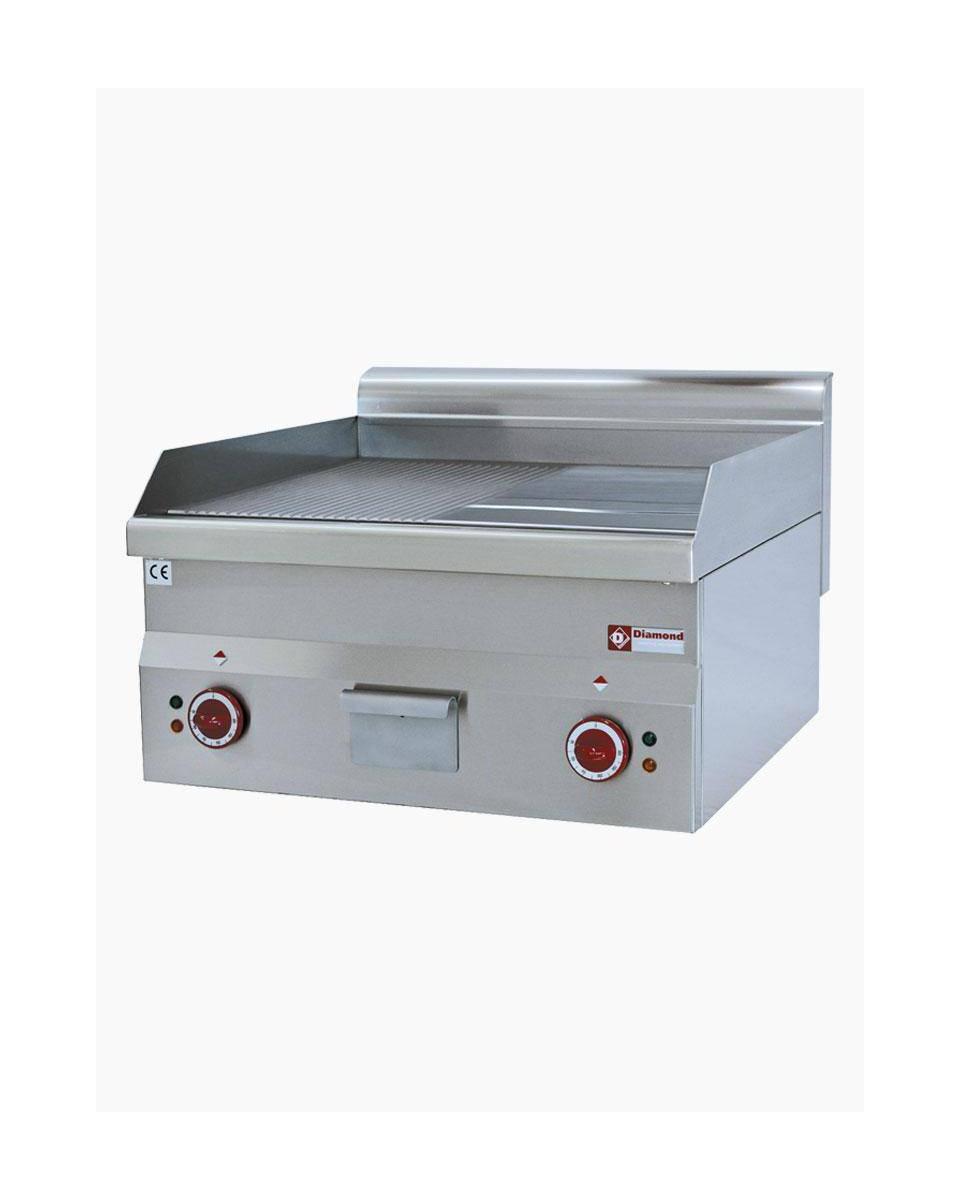Plancha - Electrique - Lisse / Striée - 60 CM - Diamant - E60/PM6T