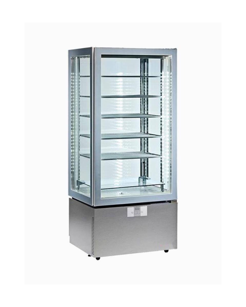 Vitrine réfrigérée - 490 Litres - 6 Niveaux - Inox - Diamant - MAX/50BS