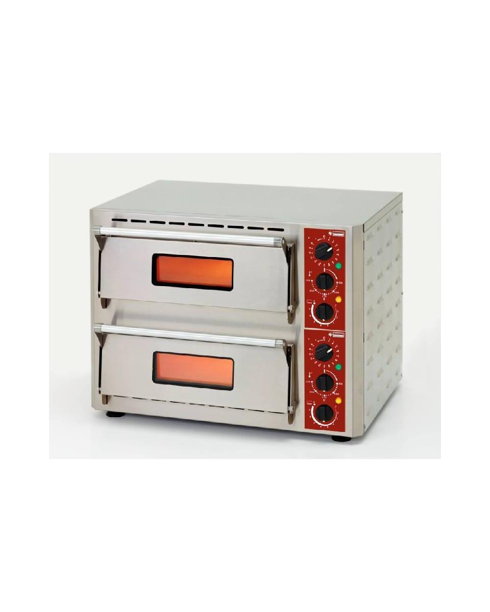 Four à pizza - 2 x 1 pizza - Ø43 CM - Diamant - PIZZA-QUICK/43-2C