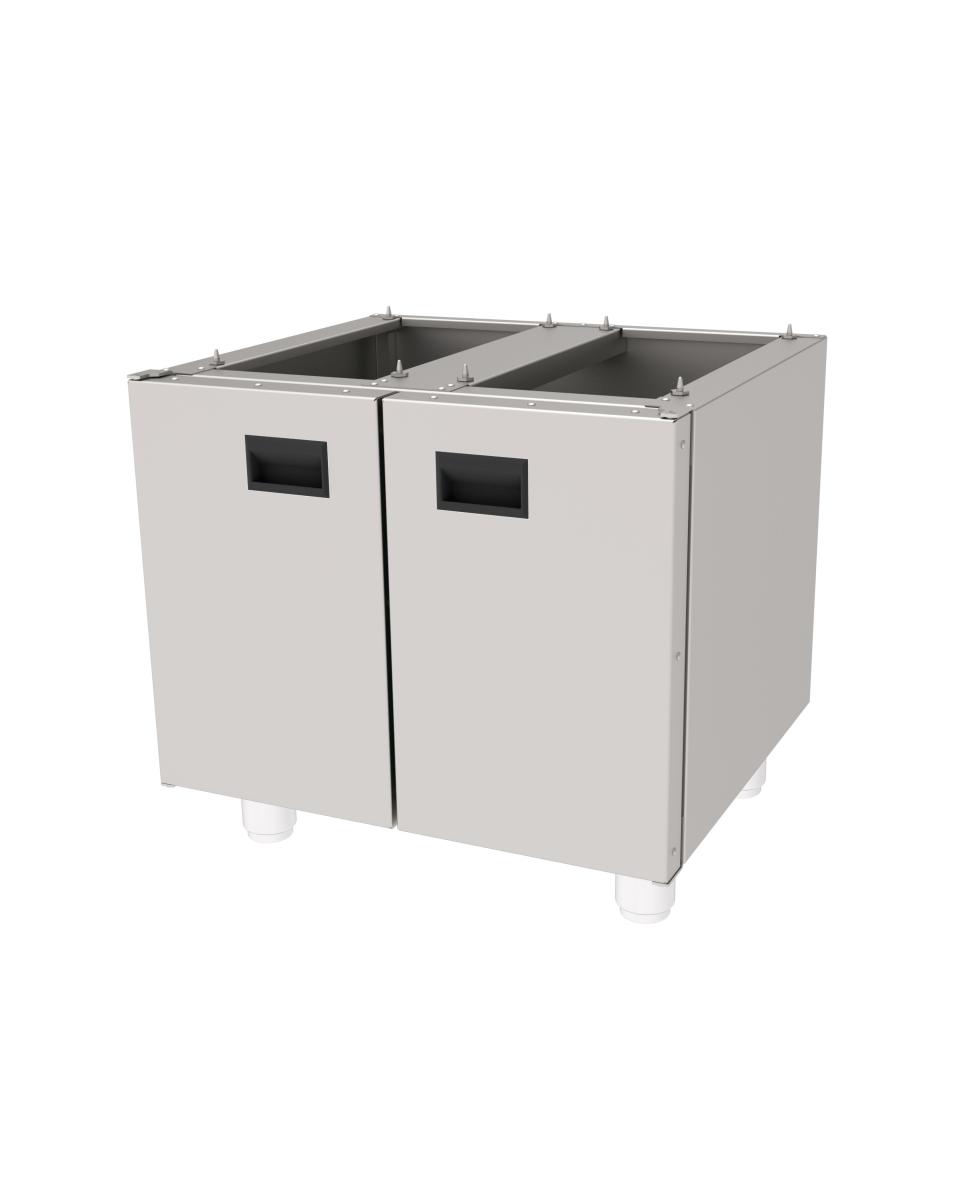 Soubassement - 2 portes - inox - L 60 CM - Ligne G600