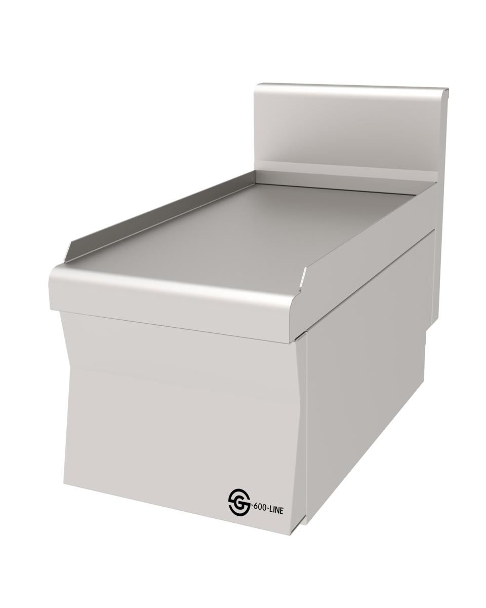 Meuble de travail - 1 tiroir - Lisse - inox - L 40 CM - G600 Line