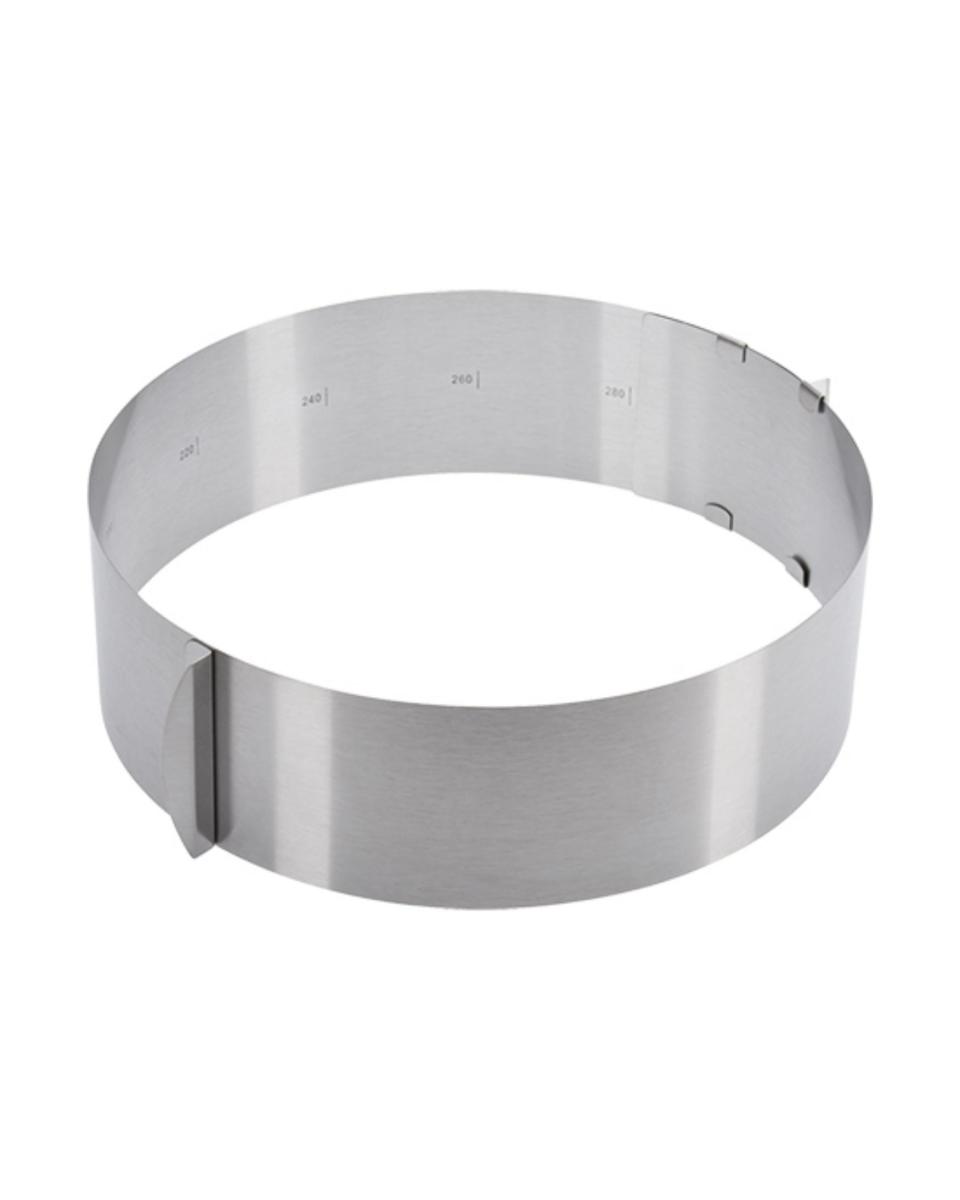 Cercle à gâteau - H 8,5 CM - 0,319 KG - Ø30 CM - Acier inoxydable - Westmark - 016029