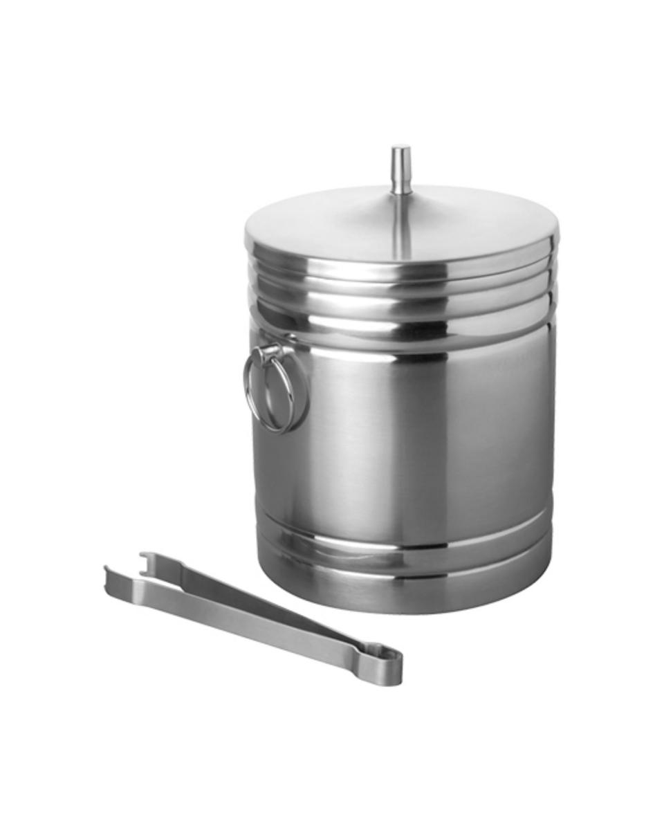 Seau à glaçons - H 19,5 CM - 1,7 KG - Ø17 CM - Inox - 3 Litres - 062003