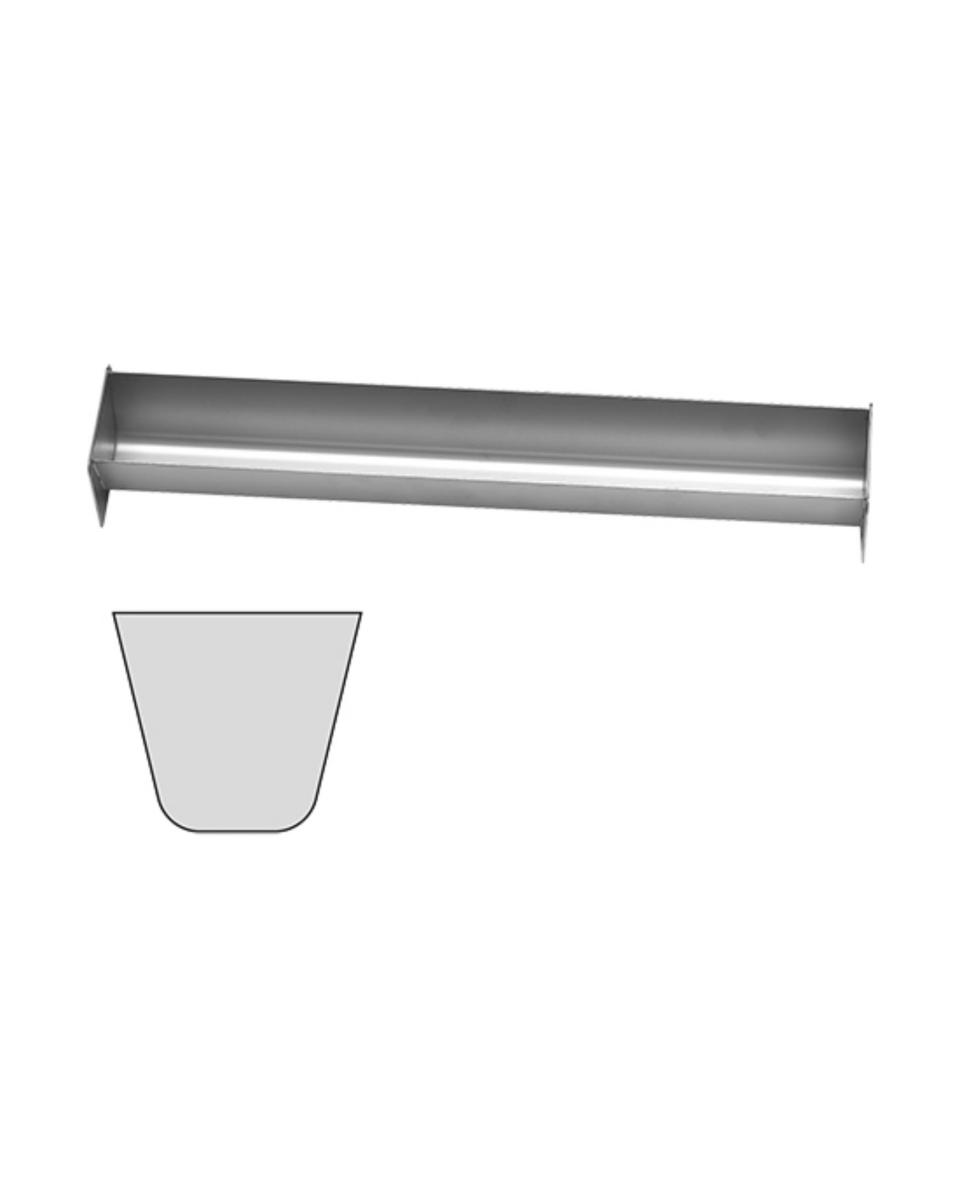 Moule à Pate/Terrine - H 5.5 x 45 x 6 CM - 1 KG - Inox - Adelmann - 065018
