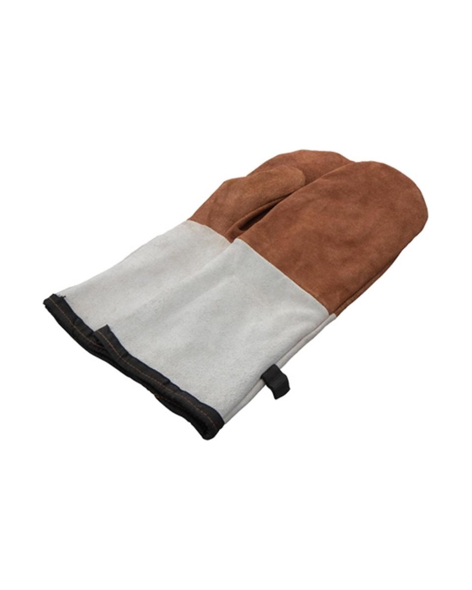 Gant de four - 0,38 KG - 46 CM - Daim - Rouge - 079020