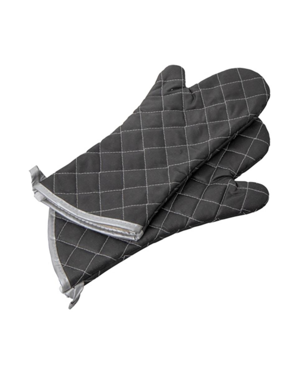 Moufles de sécurité - 0.36 KG - 42 CM - Coton - Noir - +0°C / +200°C - 079101