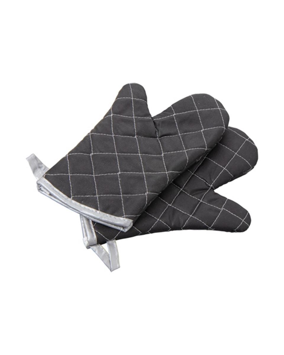 Moufles de sécurité - 0.223 KG - 25 CM - Coton - Noir - +0°C / +200°C - 079102
