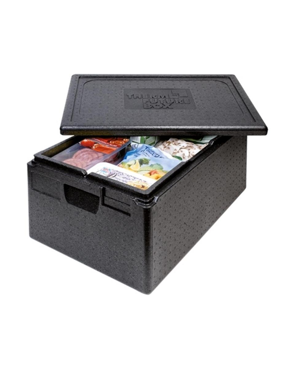 Thermobox - 1/1 GN - 46 Litre - H 32 x 60 x 40 CM - Polypropylène - Noir - Thermo Future Box - 235004