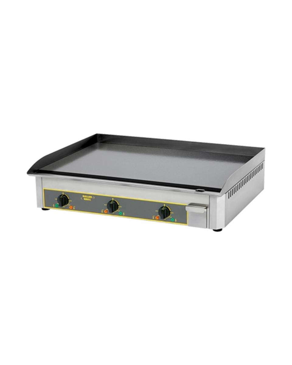 Plaque de cuisson - H 23 x 90 x 47,5 CM - 39 KG - 380 - 415 - Sans - Prise V - 9000 W - Inox - Lisse - +0°C / +300°C - Roller Grill - 304047
