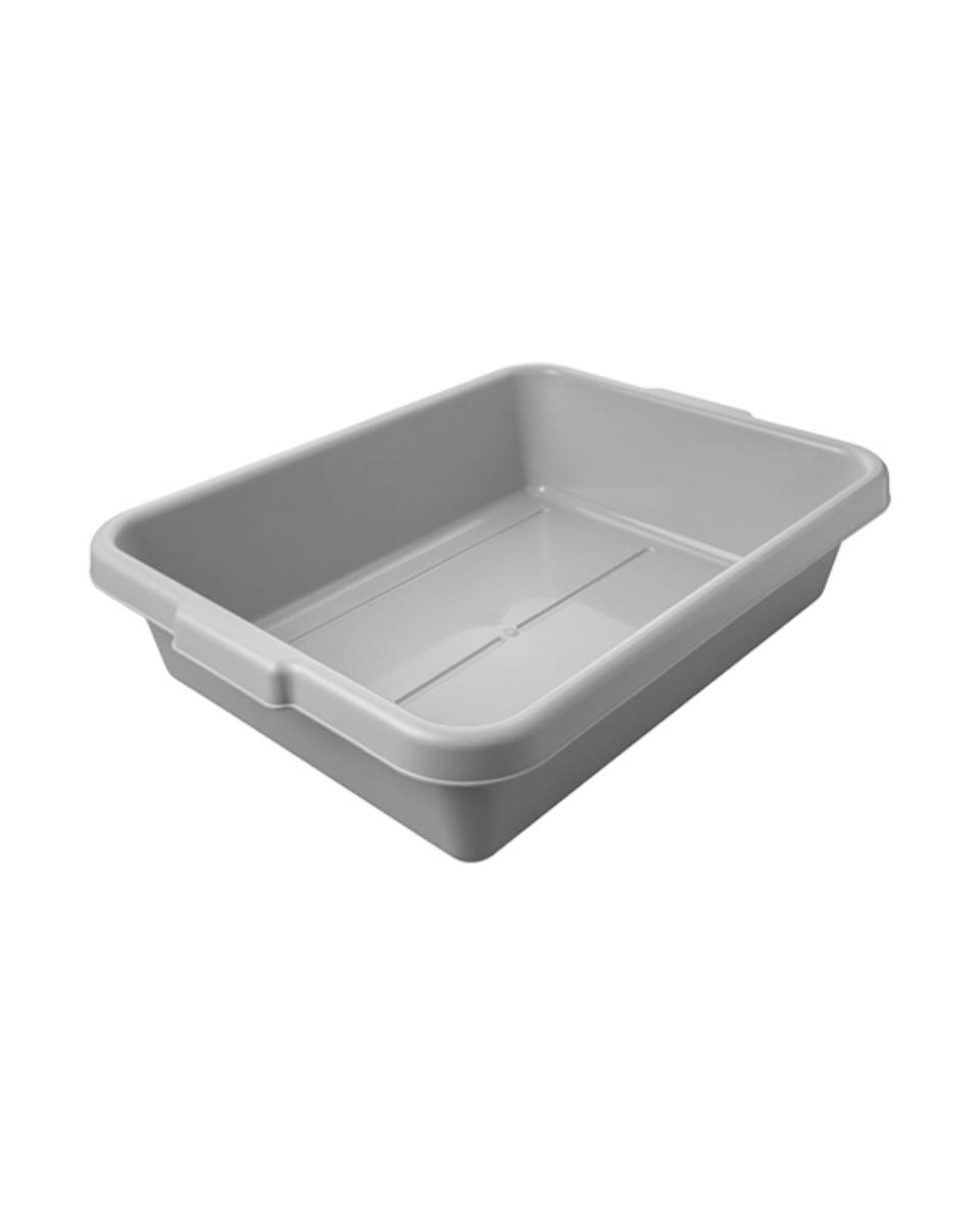 Poubelle de débarrassage - H 13 x 55 x 40 CM - 0,75 KG - Polyéthylène - Gris - 25 Litres - 305099