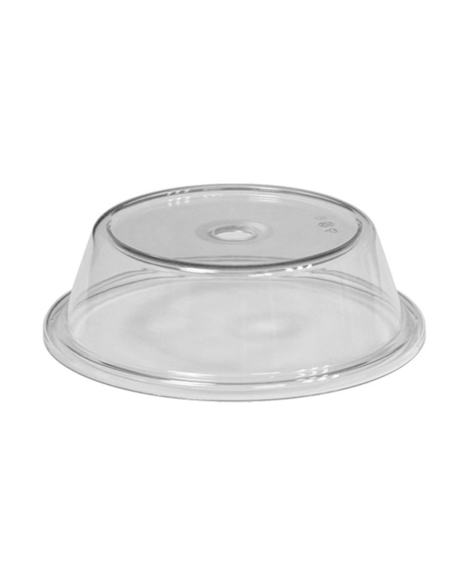Cache assiette - H 4,5 CM - 0,2 KG - Ø22 CM - Polycarbonate - Transparent - 532030