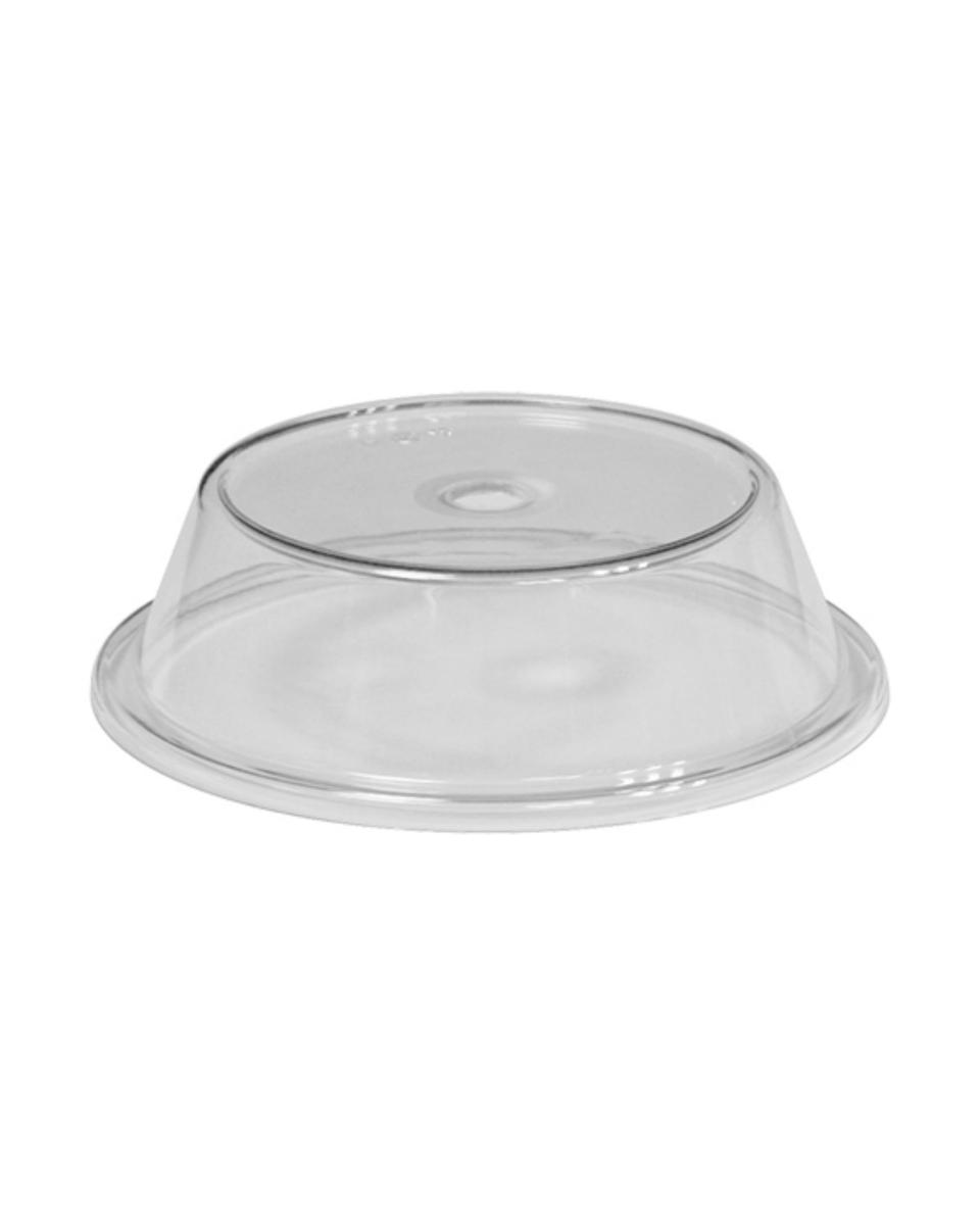 Cache assiette - H 4,5 CM - 0,224 KG - Ø24 CM - Polycarbonate - Transparent - 532031