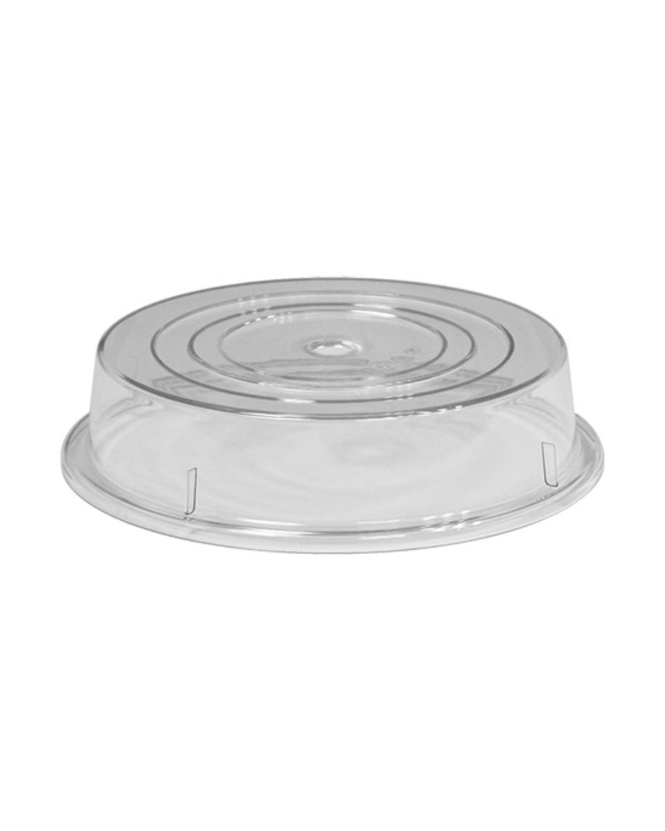 Cache assiette - H 4,5 CM - 0,326 KG - Ø28,5 CM - Polycarbonate - Transparent - 532033