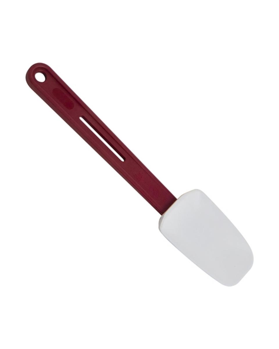 Grattoir / Cuillère - 0,065 KG - 27 CM - Silicone - Rouge - +0°C / +260°C - 560224
