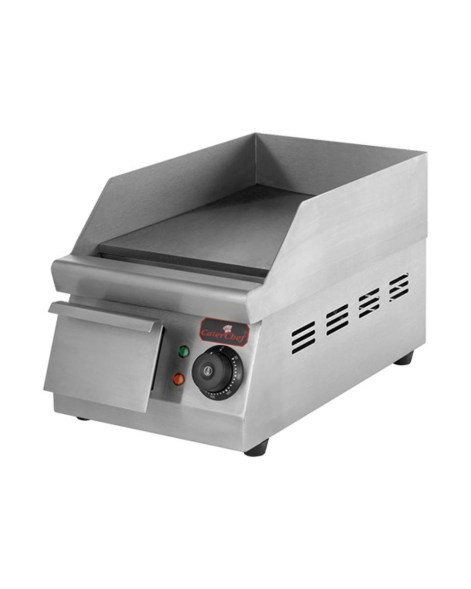 Plaque de cuisson - H 27 x 26 x 46,5 CM - 16,5 KG - 220 - 240 V - 1500 W - Inox - Lisse - +50°C / +300°C - Caterchef - 688500