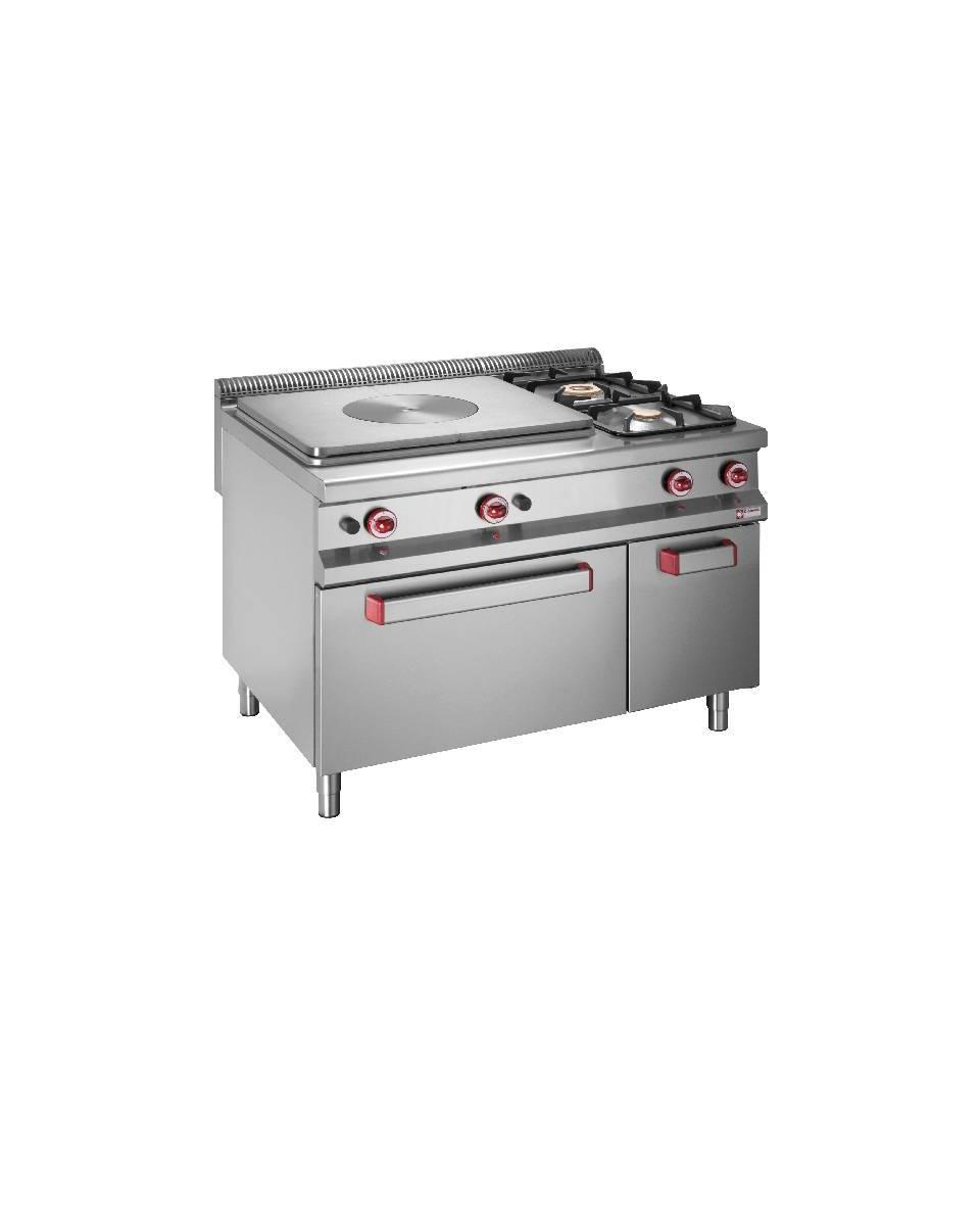 Cuisinière à gaz - Four à gaz - 2 feux - Encastrable - Diamond - G9/T2BFA12