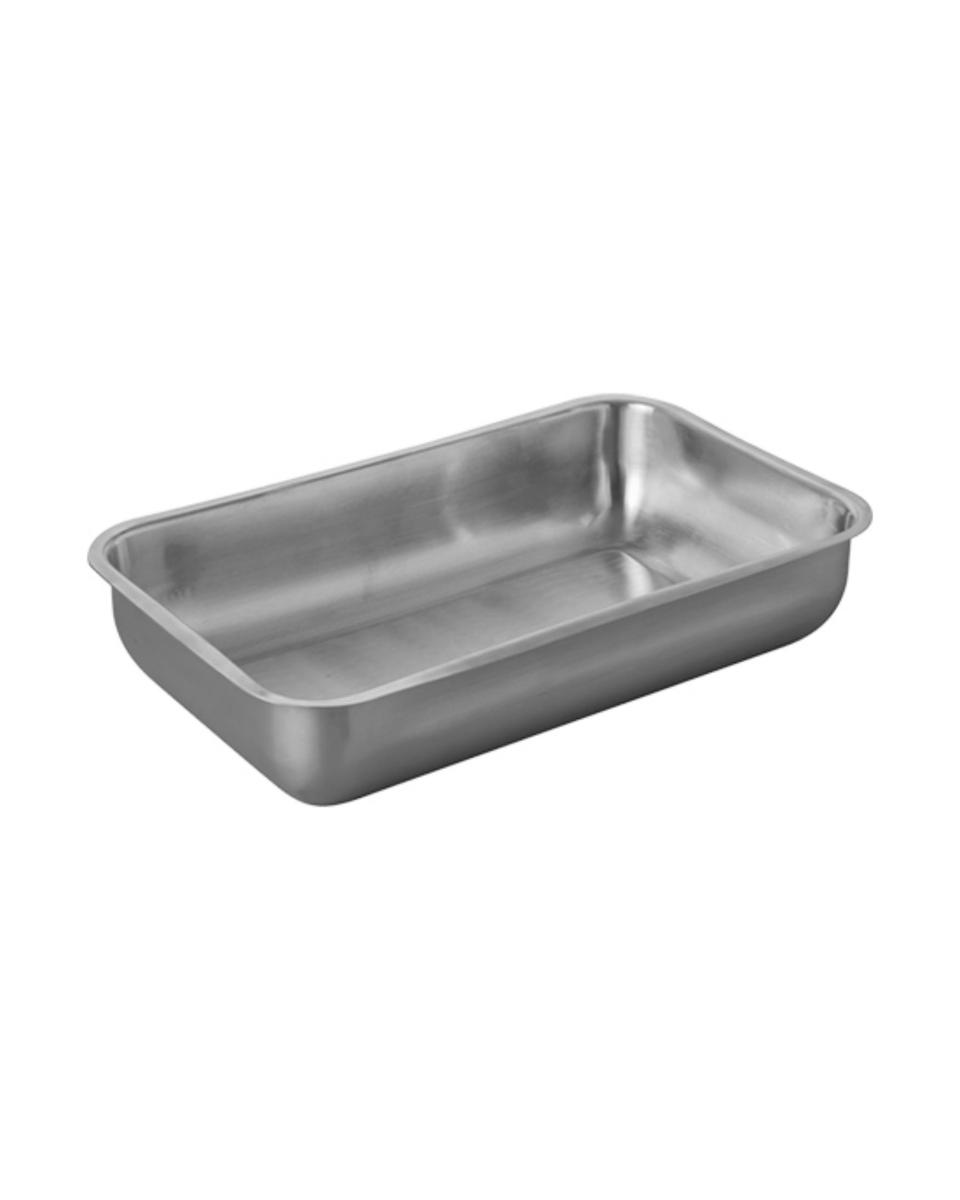 Plateau à viande - H 8 x 46 x 28 CM - 1,22 KG - Inox 18/08 - 885029