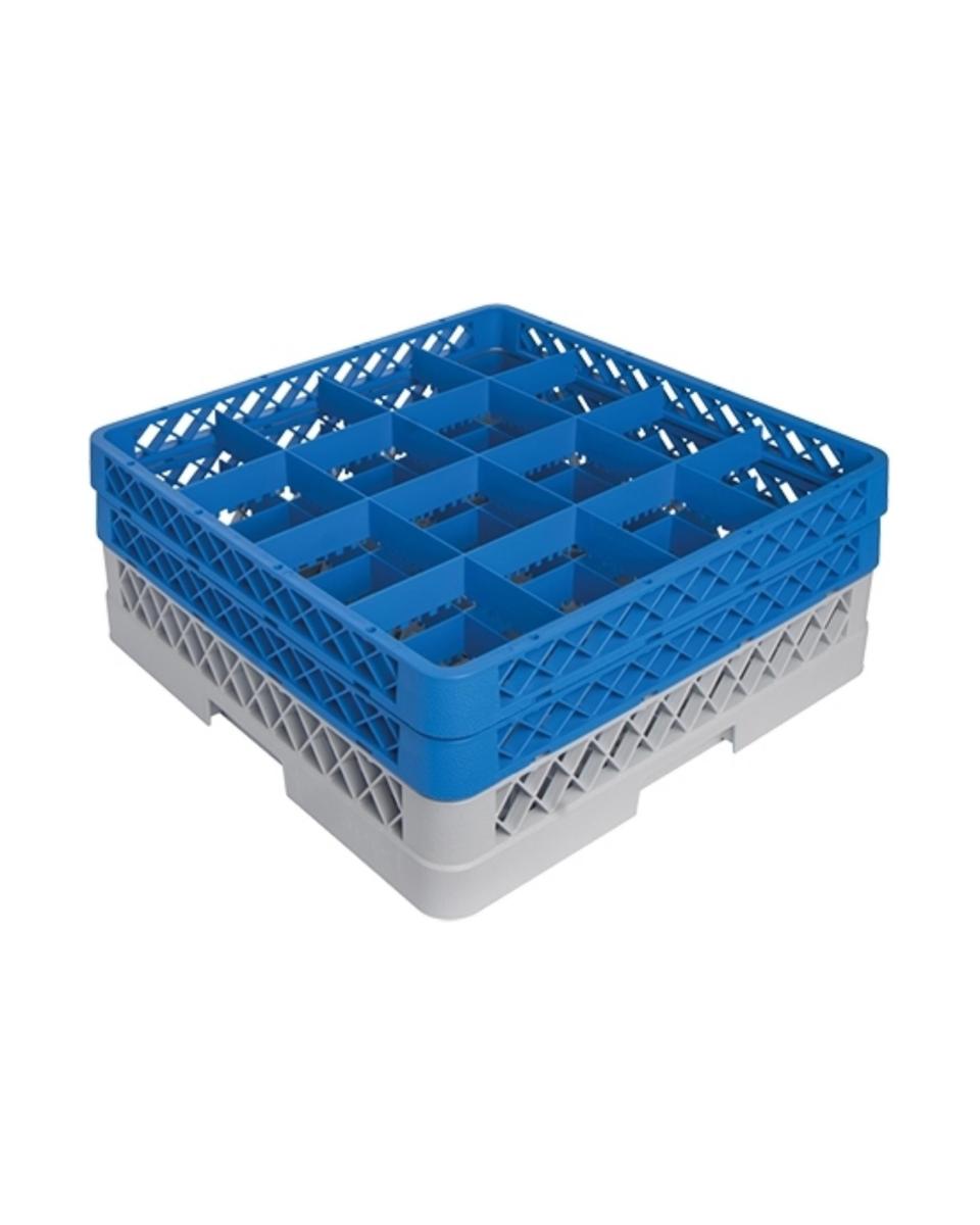 Corbeille à verres sur pied - H 18 x 50 x 50 CM - 0,01 KG - Polypropylène - Corbeille à verres sur pied - CaterRacks - CR1622